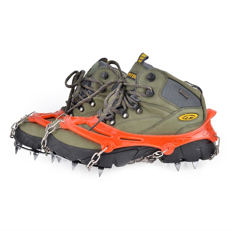 snow climbing shoes anti slip 12 teeth snow climbing shoe spike grip chain snow climbing shoes anti slip 12 teeth snow climbing shoe spike grip chain