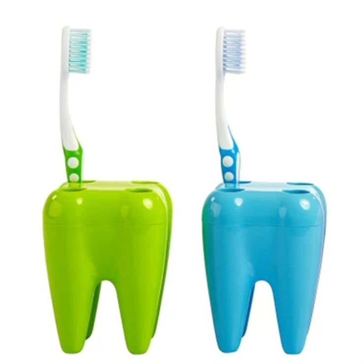 Bathroom Utilities creative teeth shape 4 holes toothbrush cup holder stand bathroom Bathroom Utilities creative teeth shape 4 holes toothbrush cup holder stand bathroom