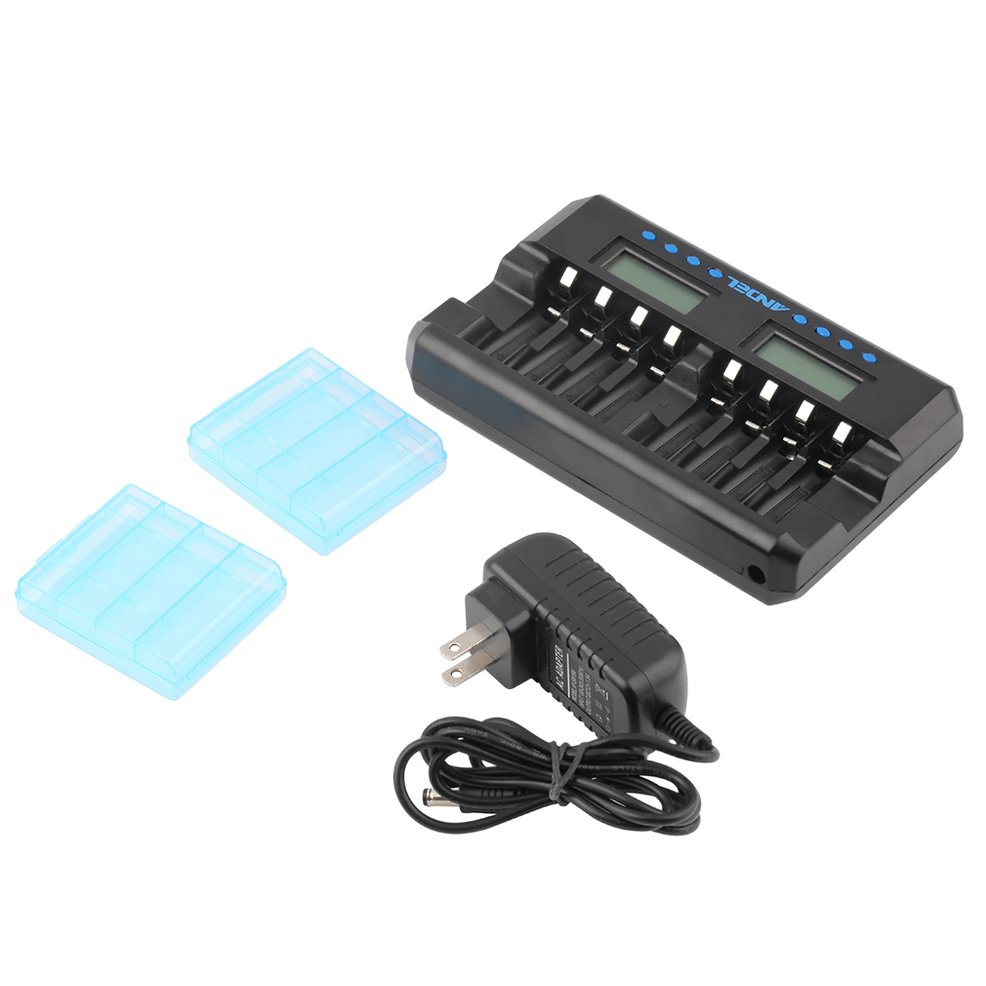 8 slot battery charger