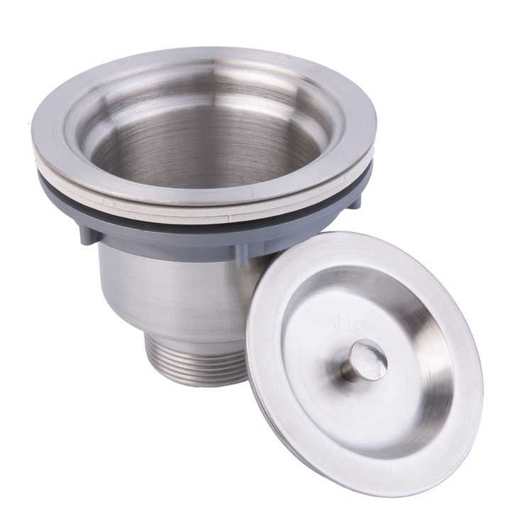 Stainless Steel Kitchen Sink Drain Assembly Waste Strainer and Basket DE eBay Stainless Steel Kitchen Sink Drain Assembly Waste Strainer and Basket DE eBay # Crepine Wasbak_222355