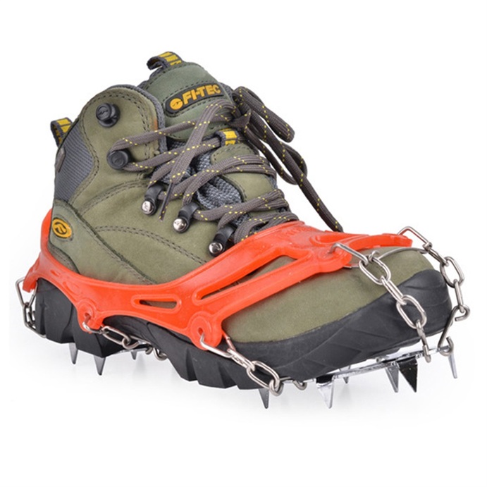 snow climbing shoes anti slip 12 teeth snow climbing shoe spike grip chain snow climbing shoes anti slip 12 teeth snow climbing shoe spike grip chain