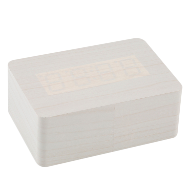 ... Modern-Red-LED-Display-Temperature-Digital-Wood-Wooden-Alarm-Clock-BE