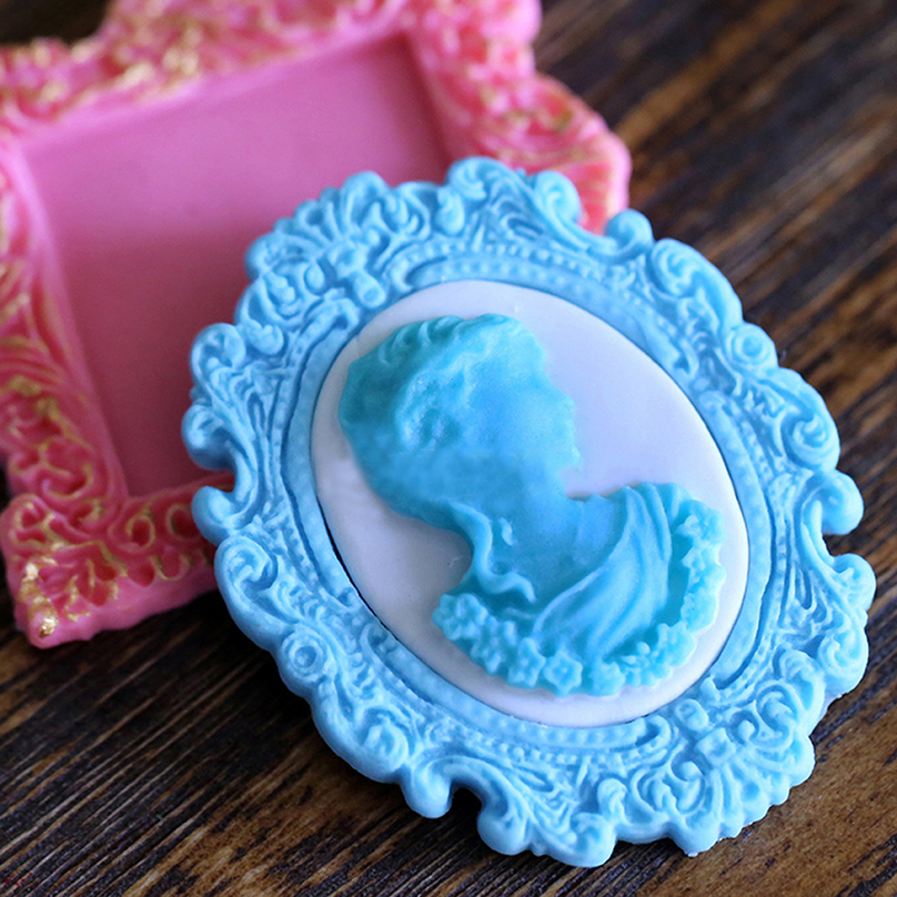 Mirror Frame Silicone Fondant Mould Cake Decorating ...