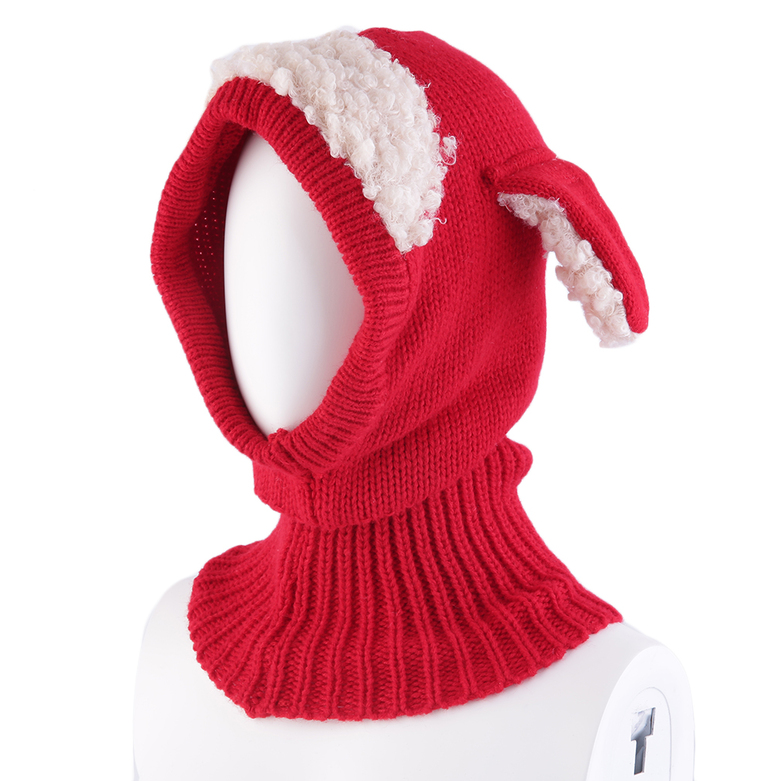 Winter Baby Girl Boy Warm Dog Knitted Crochet Hooded Hat ...