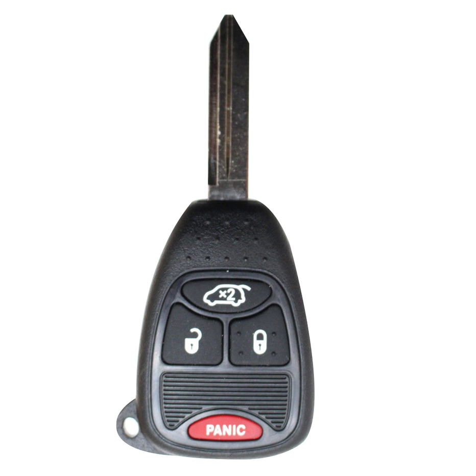 4 Button Uncut Remote Keyless Key Fob For Chrysler 2005